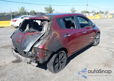 2013 Nissan Leaf Sl z USA, uszkodzony, nr VIN 1N4AZ0CP5DC405641